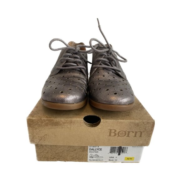 Born Dallyce Metallic Pewter Oxford - Picture 2 of 6